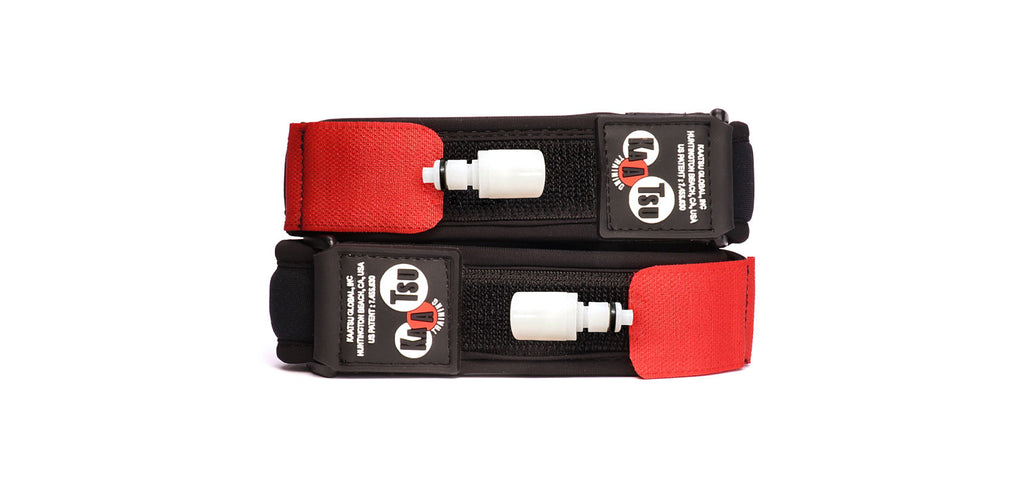 KAATSU BFR C-Series arm Air bands for blood flow restriction training.