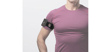KAATSU BFR B2 Arm Air bands for blood flow restriction training.